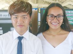 Dion Feng  ma Leilani Galea'i 