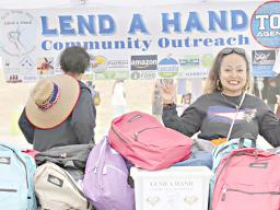 Lend a Hand distribution event