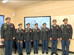 The Leone High School JROTC Leadership Team