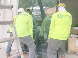 lifting glass