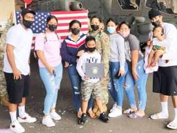 Agaletaua M Autele Limu of Ofu, Manu’a with family