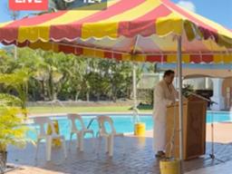 Still shot from live feed