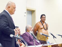 Ituau District Faipule Logoitaua Mark Atafua 
