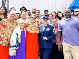 CMSgt Loretta Washington and family
