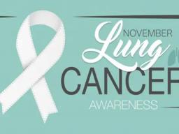Lung Caner Awareness Month logo