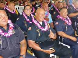 Majors honored at a DPS ceremony