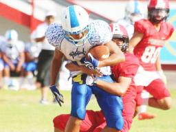 Malaetasi Amisone is taken down by AJ Apisala