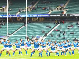 Manu Samoa performing their Siva Tau