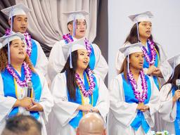 Seven of the eight Manumalo graduates