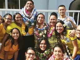 Manumalo Academy honor society inductees