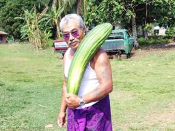 Manutulila Leuila with harvest