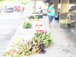 Woman shopping at Fagatogo Market