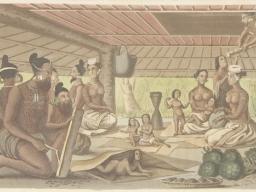 Interior of a house in the Ratak Chain 