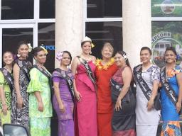 Miss American Samoa and this year's contestants