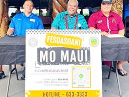 MAUI FUNDRAISER BOOTH