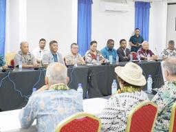 Amata and CODEL meet with Marshall islands President and other leaders