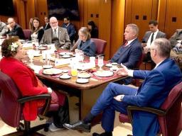 Congresswoman Uifa’atali Amata with others