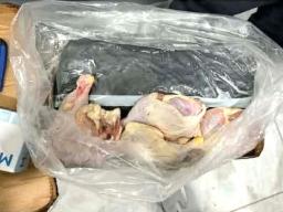 Meth hidden in frozen chicken
