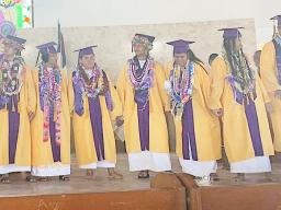 8 of the 2020 Manu'a High School graduates