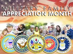 Military Families Appreciation Month banner