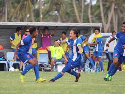 Milo and Gabriel celebrate