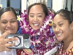 Miss American Samoa comes home