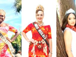 Left to right: Miss Solomon Islands, Miss Tonga, Miss American Samoa