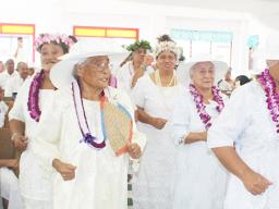 Mothers from the Ave o le Fetuao Methodist Church at Fagaima