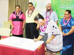 The signing of a Memorandum of Understanding 