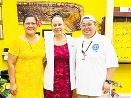 [l-r] Faiilagi Poufa-Faiai; Dr. Laloasi Petaia-Steffany, Phillip Iosefo 