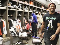 Cleveland Browns defensive end Myles Garrett 