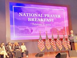 National Prayer Breakfast gathering