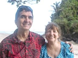 Scott Burch with his wife