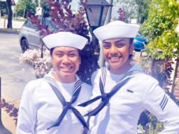 Seaman Afioga Elisara and Seaman Lolua Leomiti