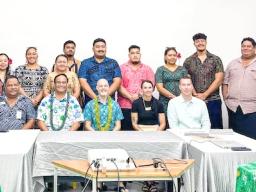 Nevada National Guard with Samoa emergency personnel