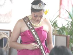 Miss Am Samoa with new sash and crown designs