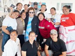 Amata with Youth Challenge students