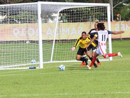 American Samoa men’s national team goalkeeper, and captain in action