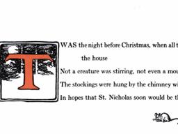 Night before Christmas text