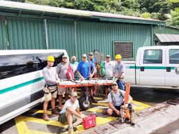Members of the NPS search and rescue team