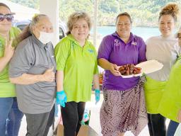 Nurses during Nurses Week event at Fagaalu Park