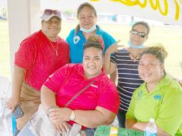 Nurses during Nurses Week event at Fagaalu Park