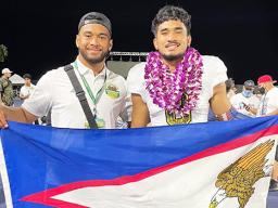 Oakie Salave’a with Tua Tagovailoa