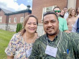Lisa Tuato’o (left) and Lologa Olo (right)