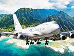 Pacific Air Cargo plane leaving American Samoa