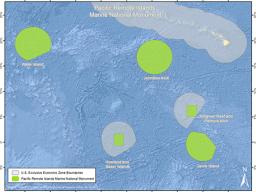 acific Remote Islands Marine National Monument map
