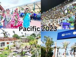 composit of top 2023 Pacific news