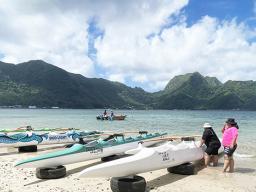 2022 Coastweeks Paddle Challenge canoes