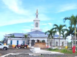 The Pago Pago Temple nears completion