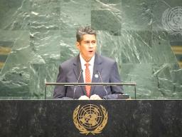 Palau's President Surangel S Whipps Jr